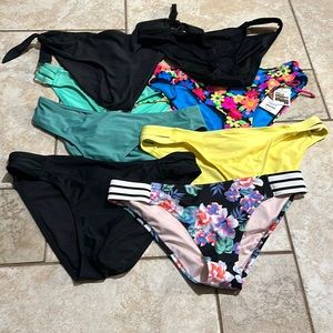 Assortment of xl bathing suit bottoms all are new, quantity 8